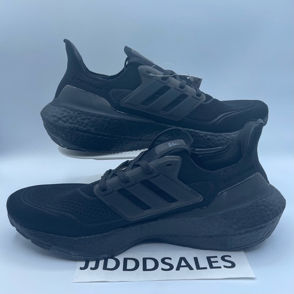 Adidas Ultraboost 21 Athletic Triple Black Running Shoes FY0306 Men\'s Sizes NWT main image 4